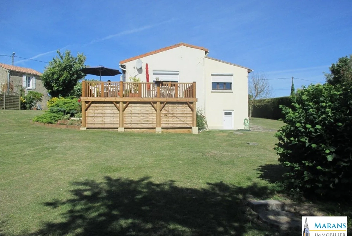Maison 1 côté Sud Vente d’un ensemble immobilier de deux maisons avec piscine à Sableau 