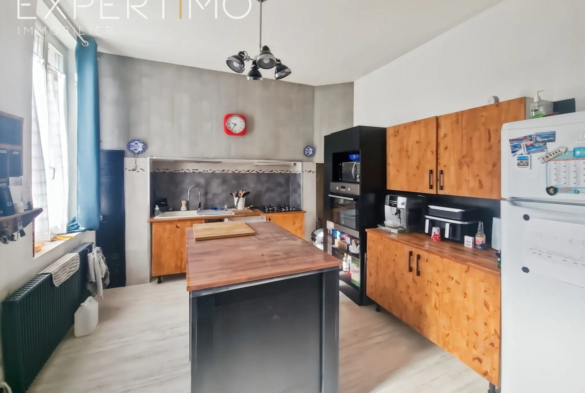 Maison à vendre à Woincourt - 110 m² avec 3 chambres et terrain clos de 2229 m² 