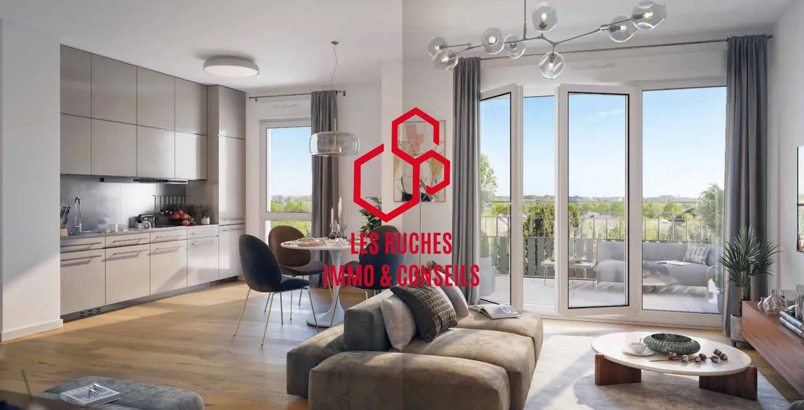 Appartement T2 à vendre à Cannes-Écluse avec balcon et environnement privilégié 