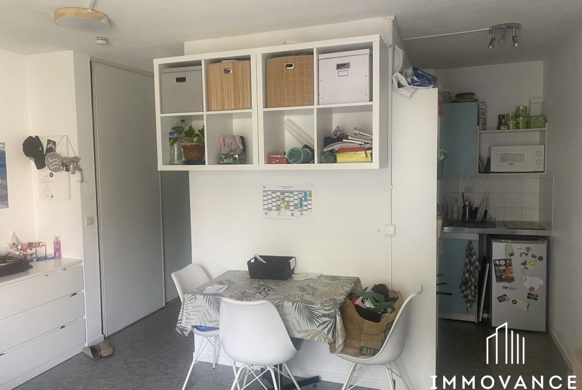 Studio à vendre à Montpellier-Boutonnet - Résidence sécurisée et parking privé 