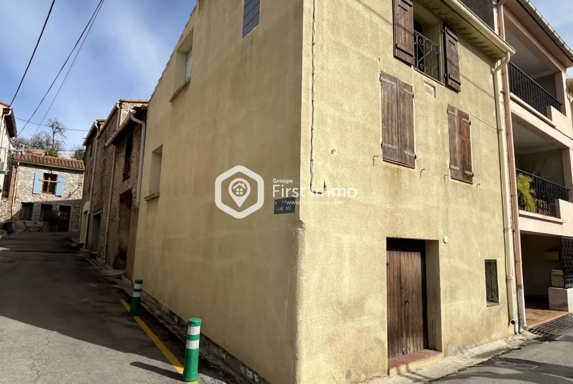 Maison de village charmante avec 3 chambres à Estagel, proche commodités 