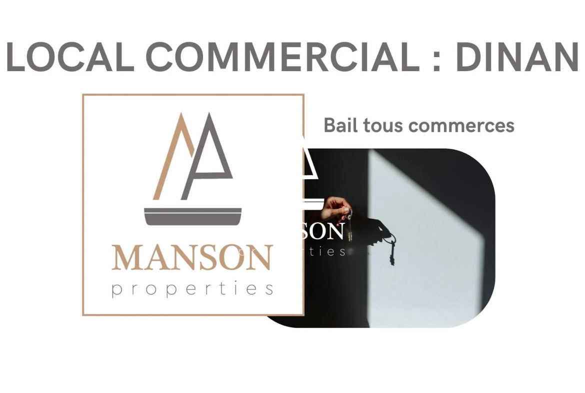 Local commercial de 40 m² à louer à Dinan, idéal pour toutes activités 