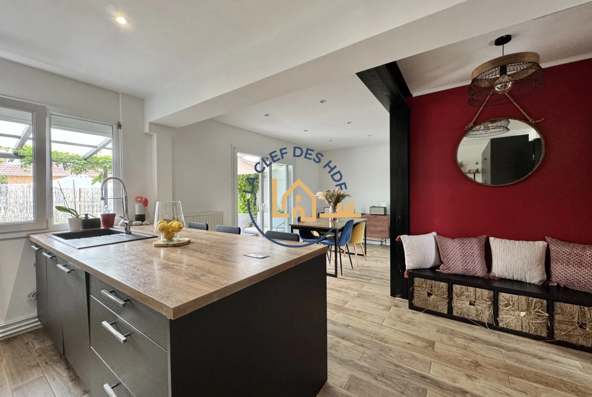 Maison à vendre à Noyelles-sous-Lens – 93,25 m², jardin, garage, 3 chambres 