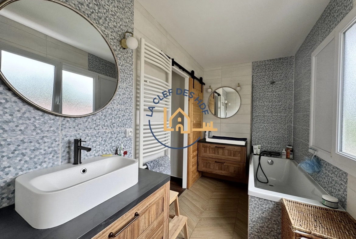 Maison à vendre à Noyelles-sous-Lens – 93,25 m², jardin, garage, 3 chambres 