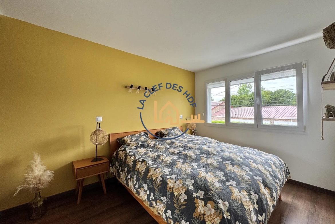 Maison à vendre à Noyelles-sous-Lens – 93,25 m², jardin, garage, 3 chambres 