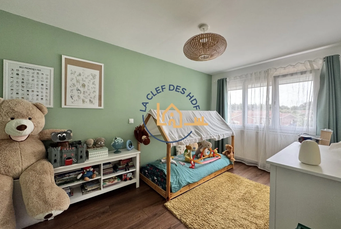 Maison à vendre à Noyelles-sous-Lens – 93,25 m², jardin, garage, 3 chambres 