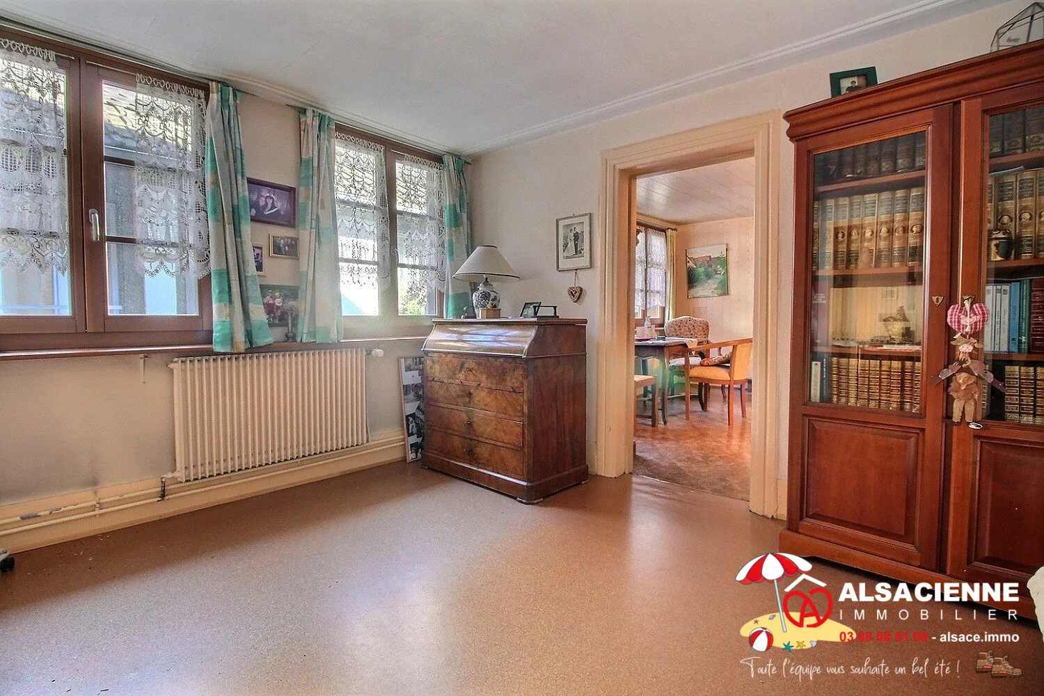 Spacieux appartement avec cave et garage à Barr, potentiel de rénovation 