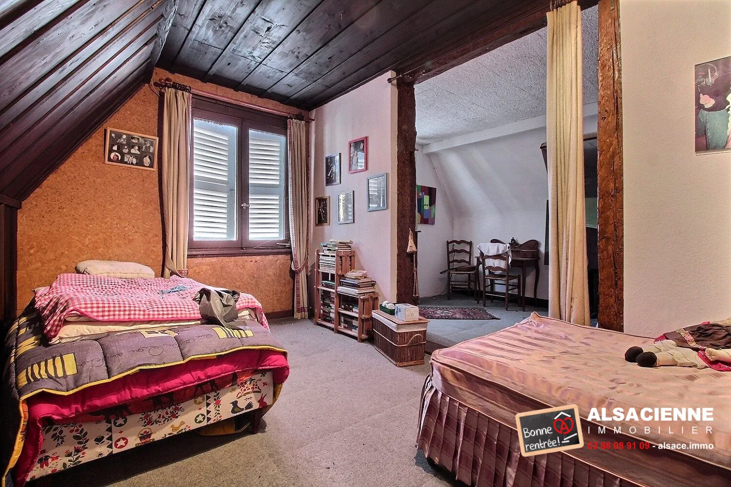 Spacieux appartement avec cave et garage à Barr, potentiel de rénovation 