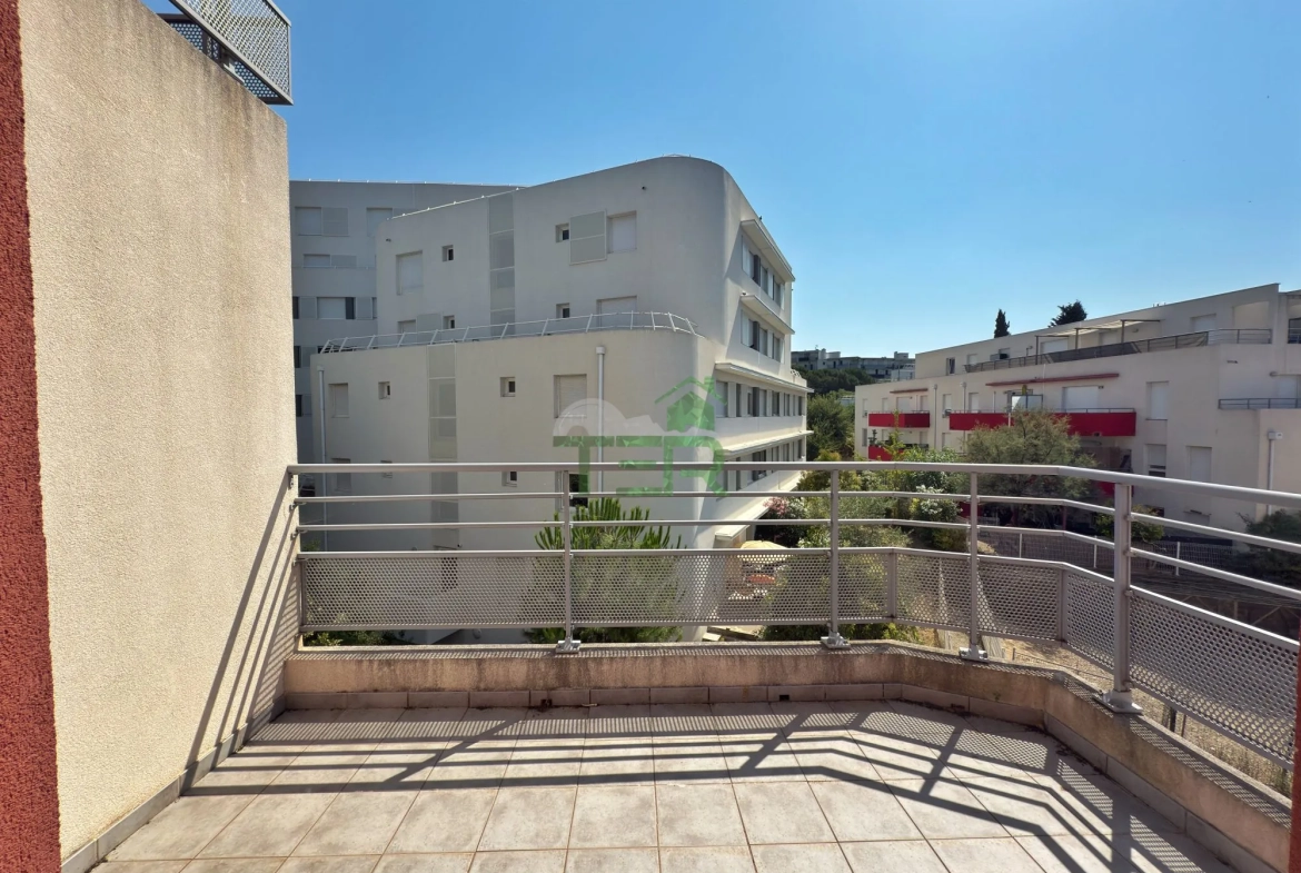 Appartement T3 avec 2 terrasses à Montpellier Cellenueve, proche Juvignac 