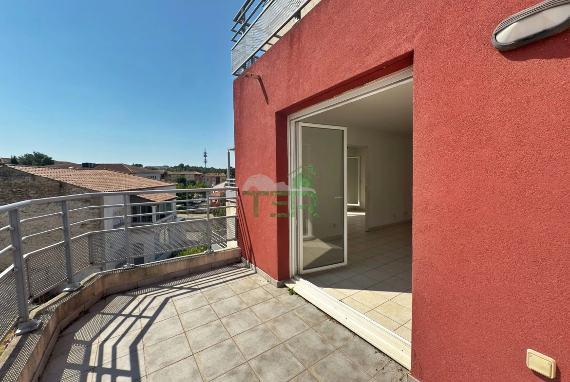 Appartement T3 avec 2 terrasses à Montpellier Cellenueve, proche Juvignac 