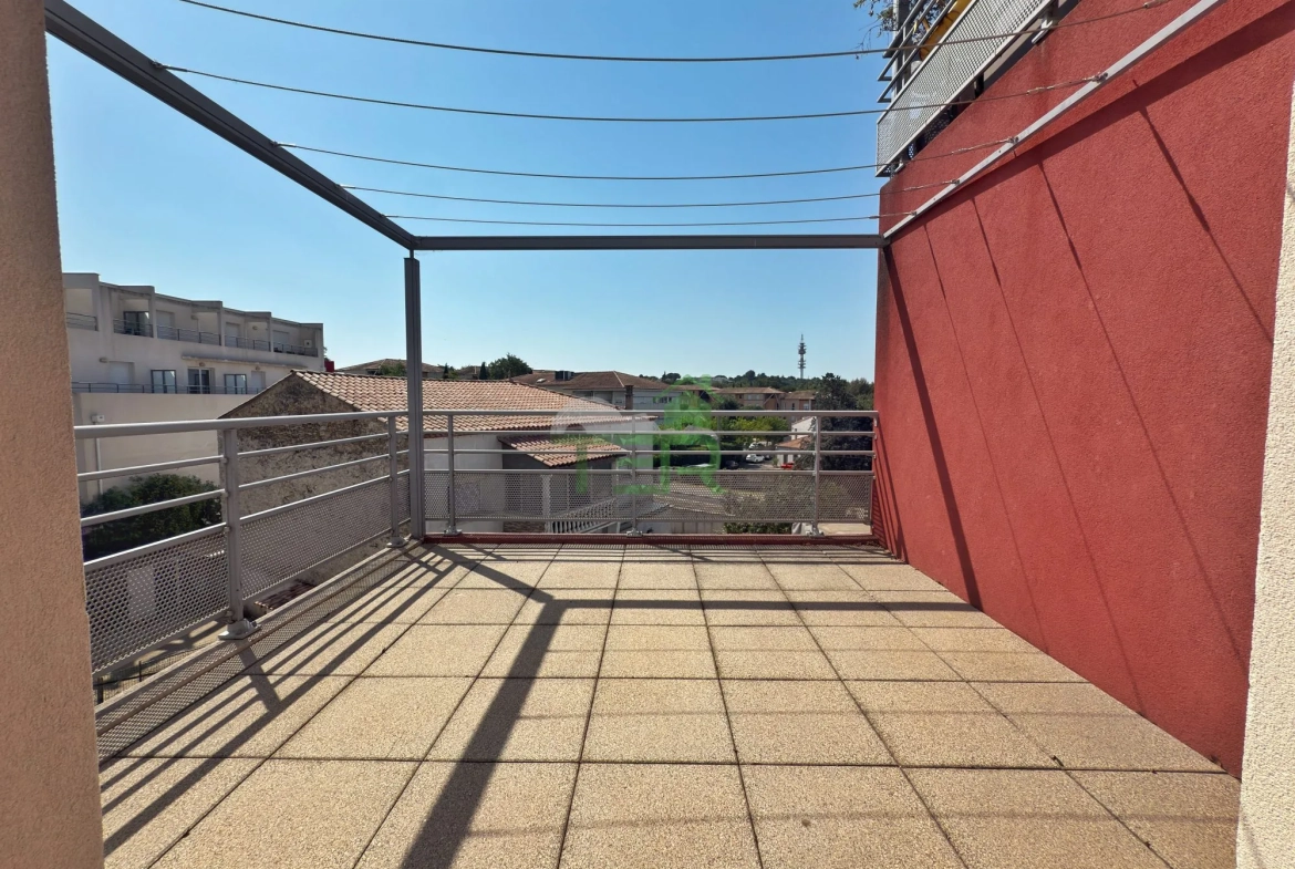 Appartement T3 avec 2 terrasses à Montpellier Cellenueve, proche Juvignac 