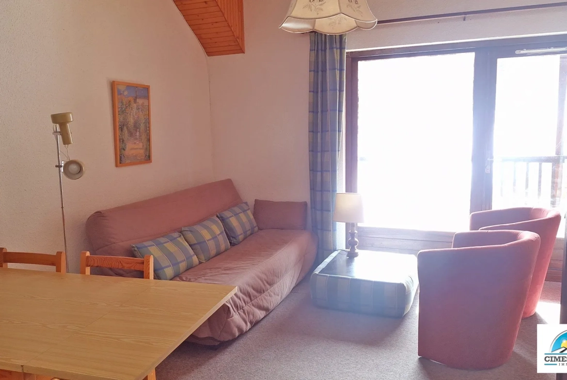 Appartement duplex avec balcon sud à Puy-Saint-Vincent - Vente immobilière 
