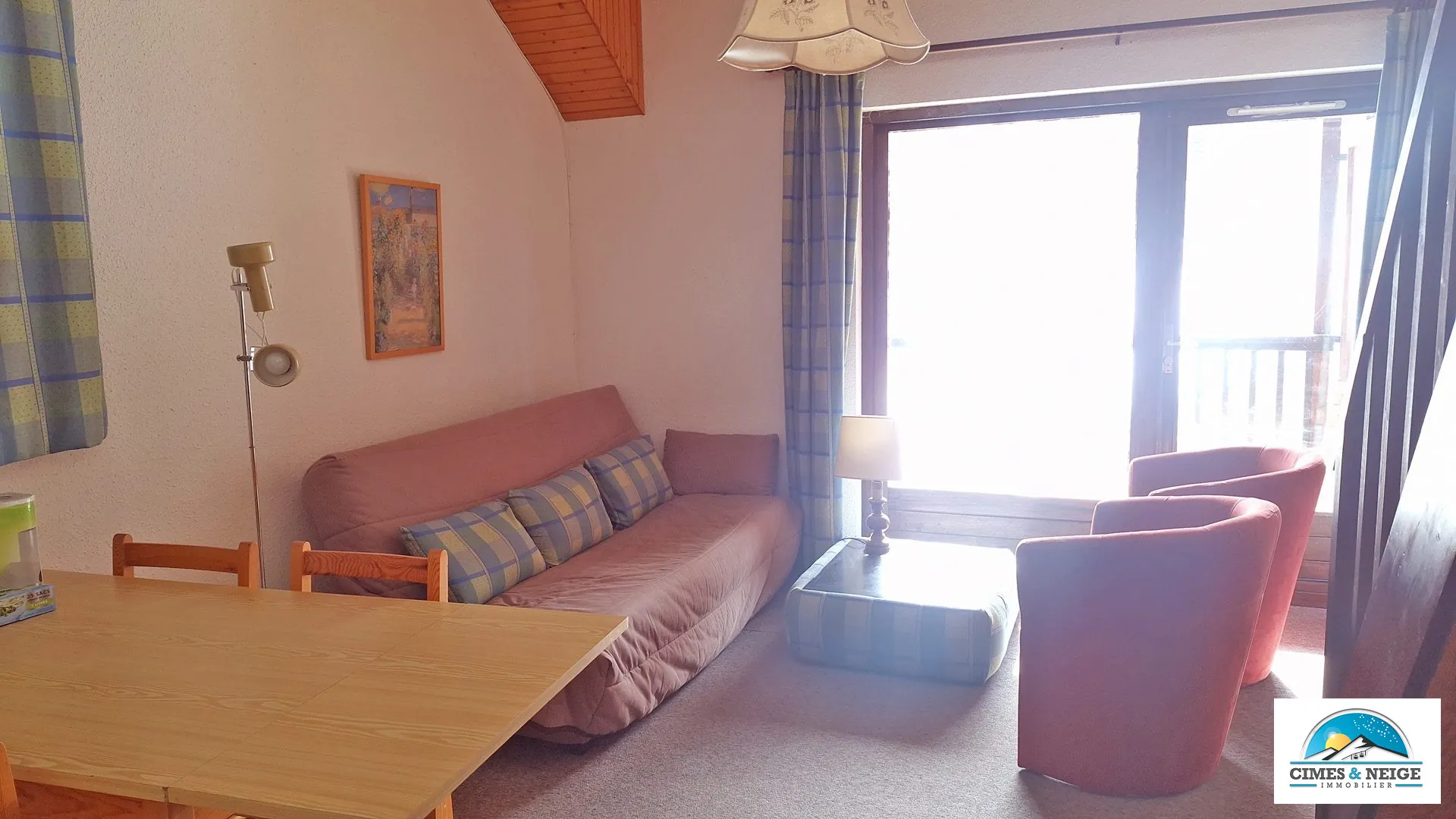 Appartement duplex avec balcon sud à Puy-Saint-Vincent - Vente immobilière 