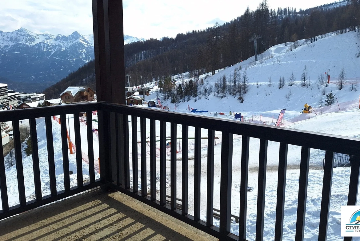 Appartement duplex avec balcon sud à Puy-Saint-Vincent - Vente immobilière 