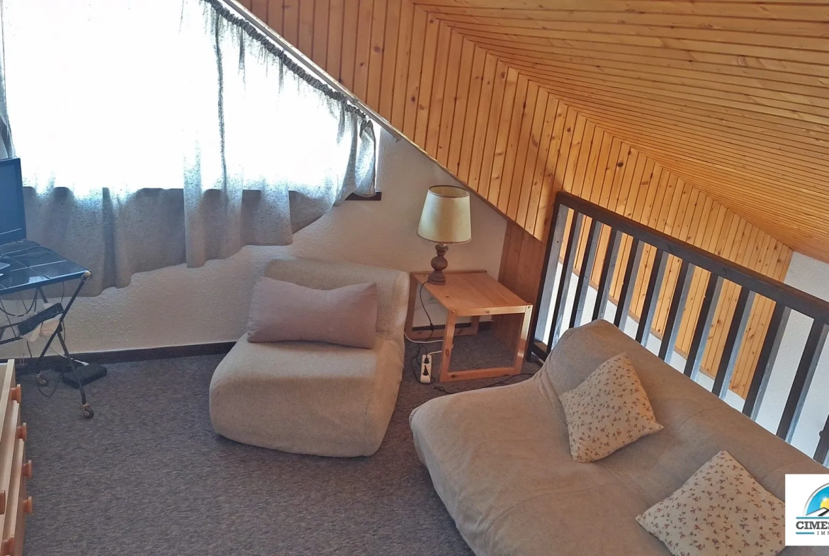 Appartement duplex avec balcon sud à Puy-Saint-Vincent - Vente immobilière 