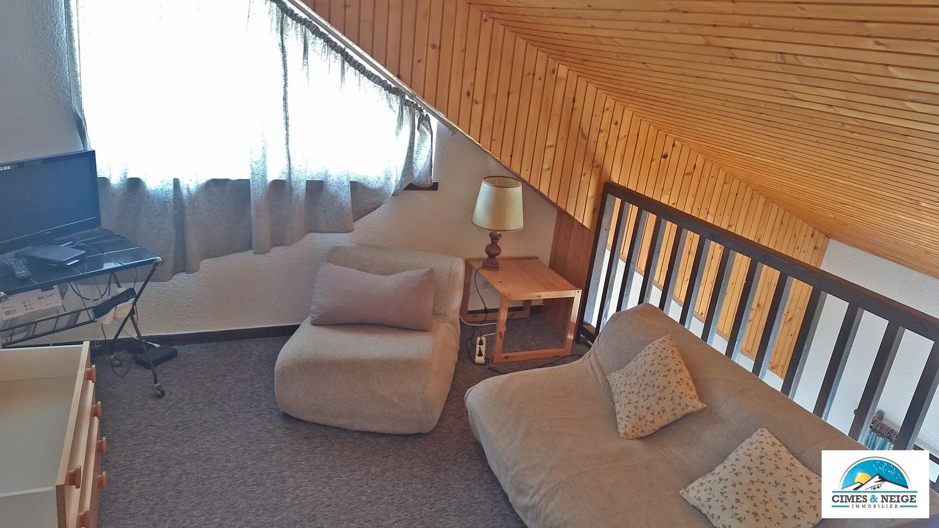 Appartement duplex avec balcon sud à Puy-Saint-Vincent - Vente immobilière 
