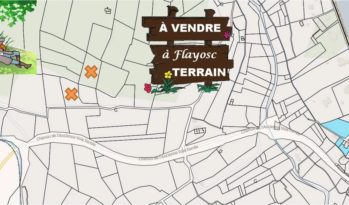 Lot de 2 terrains boisés non constructibles à Flayosc - Parcelles en zone agricole et naturelle 