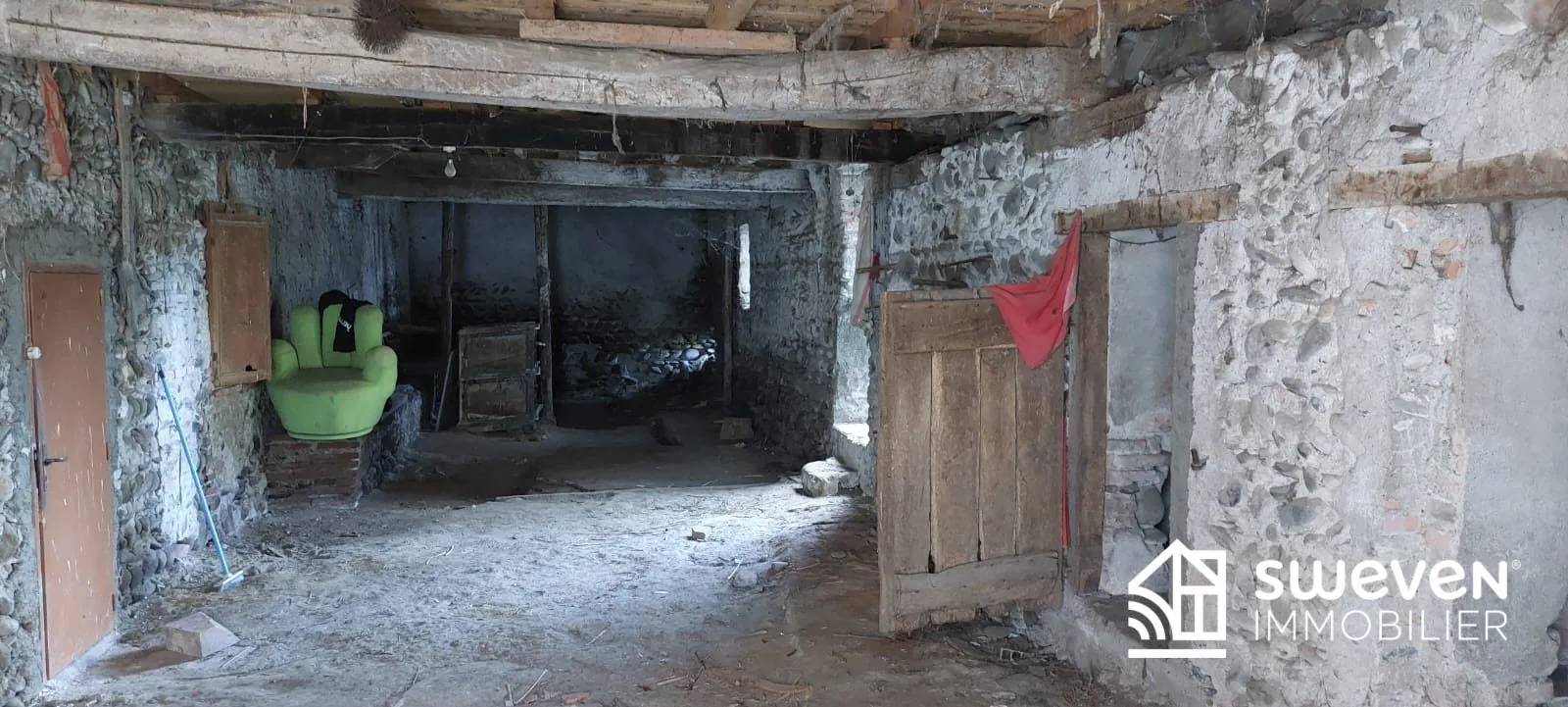 Maison ancienne à rénover avec jardin à Couladère - Opportunité d'investissement 