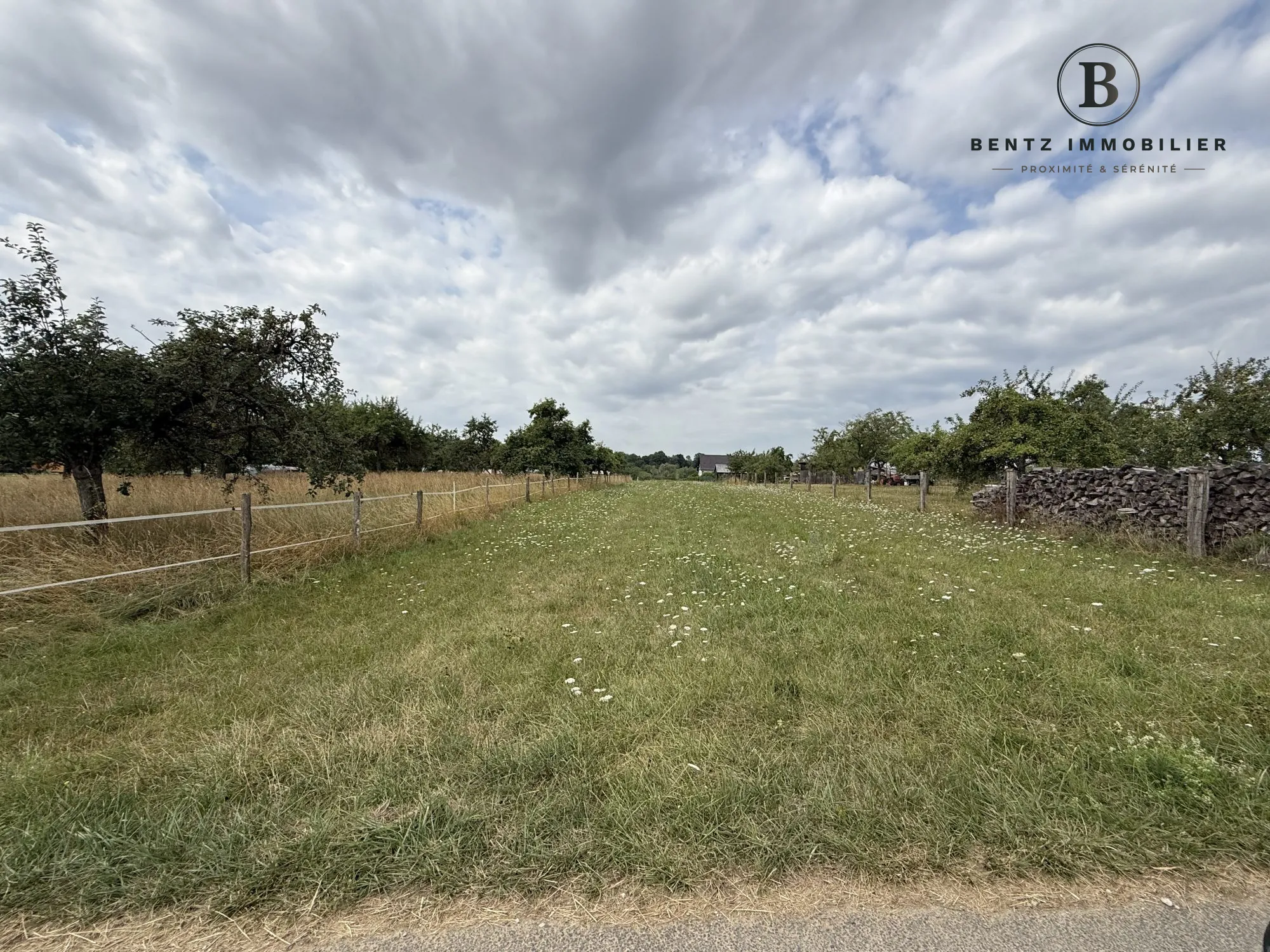 Arrière parcelle Terrain constructible de 24,05 ares à Asswiller, environnement calme et idéal pour votre projet immobilier 