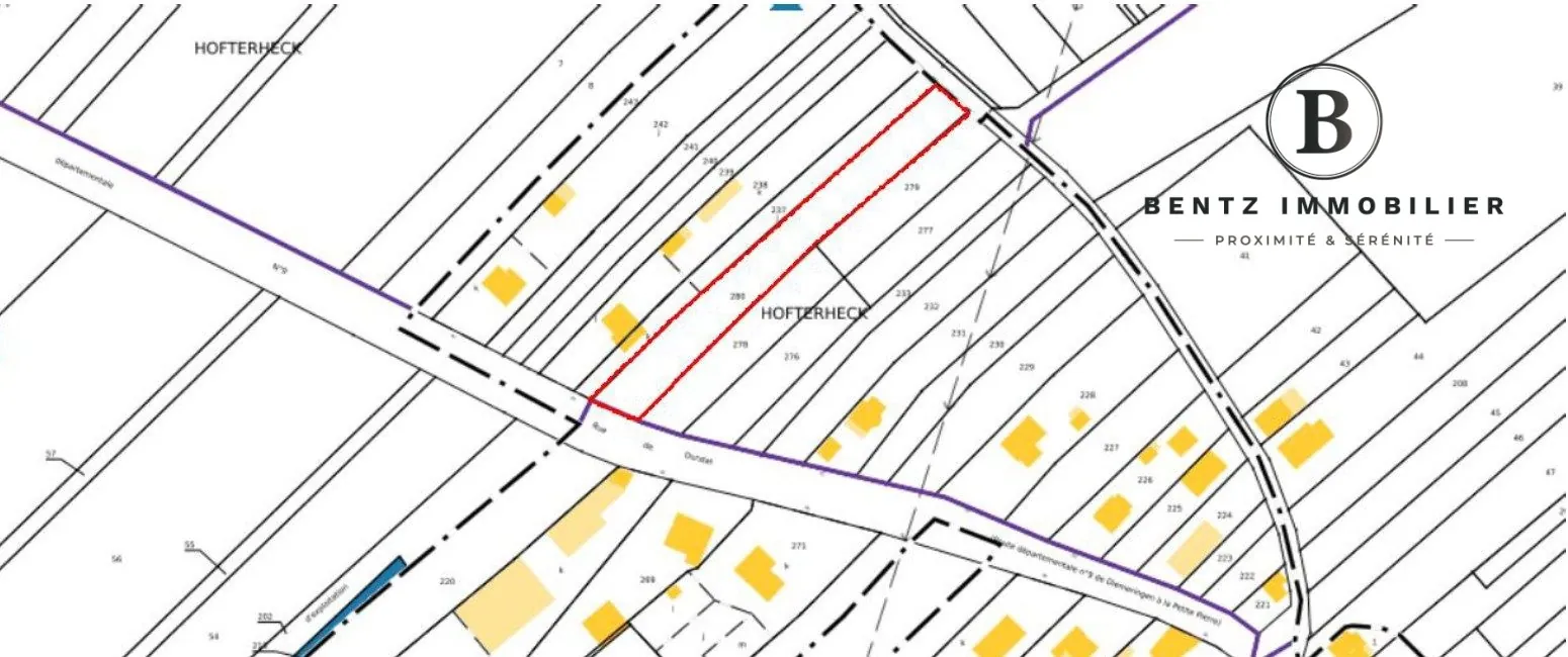 Terrain constructible de 24,05 ares à Asswiller, environnement calme et idéal pour votre projet immobilier 