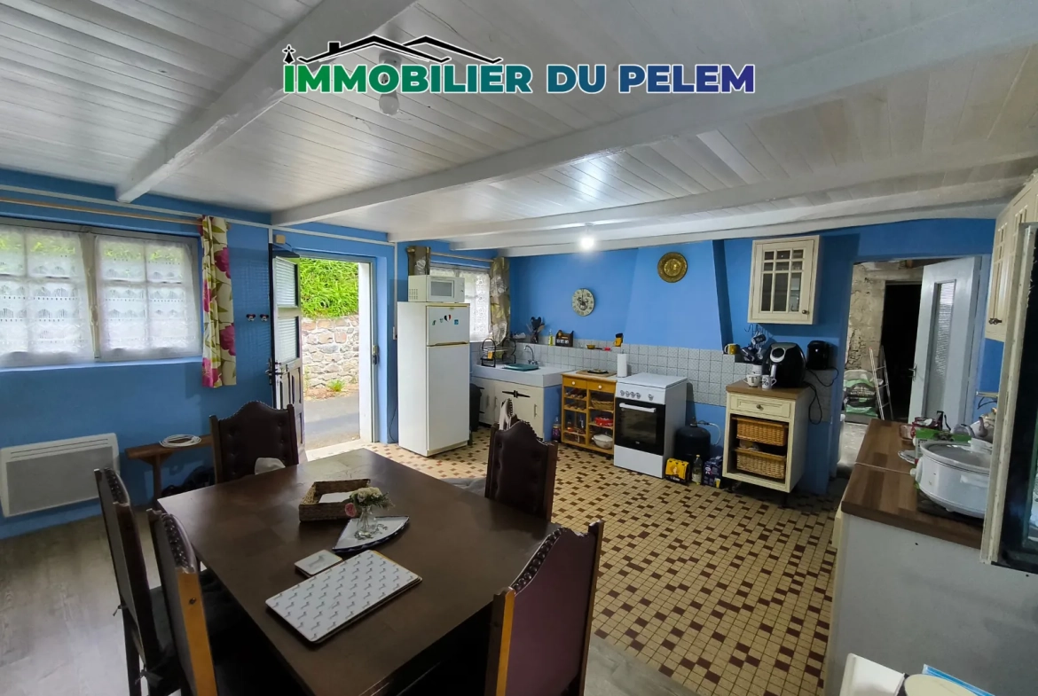 Maison de 81m² à Callac, centre-bourg - Résidence secondaire en Bretagne 