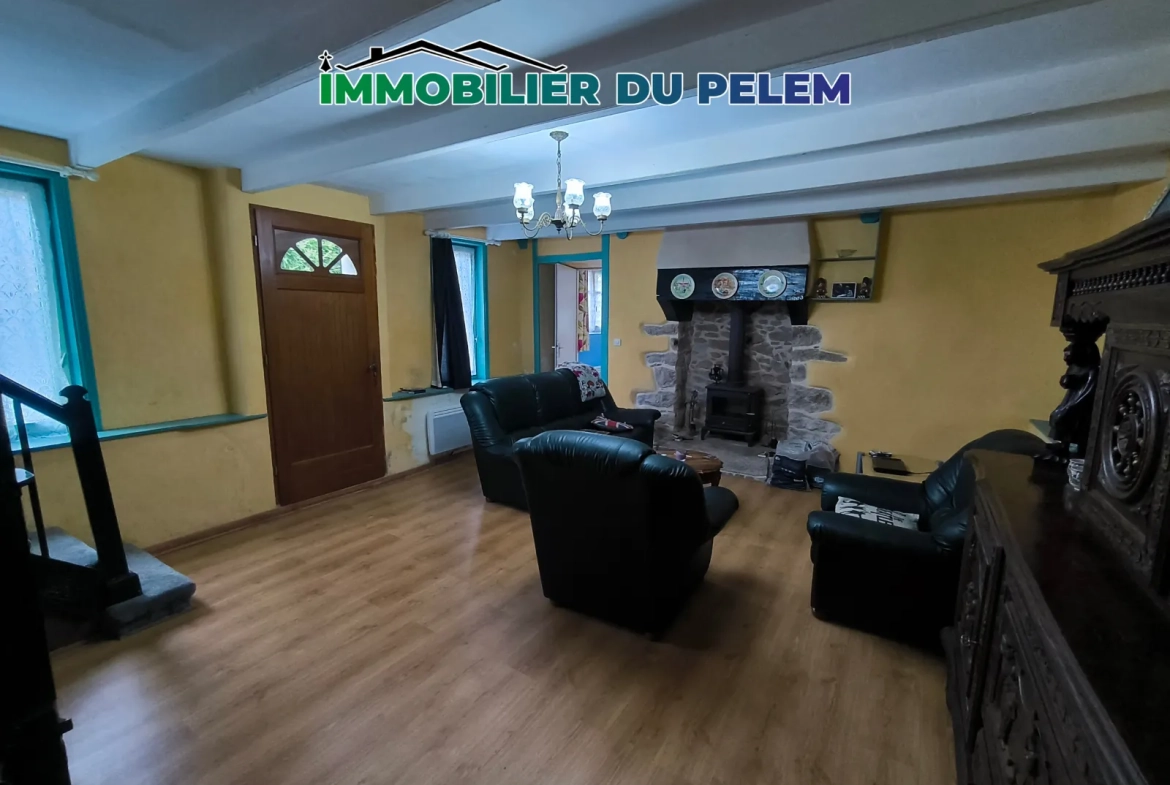 Maison de 81m² à Callac, centre-bourg - Résidence secondaire en Bretagne 