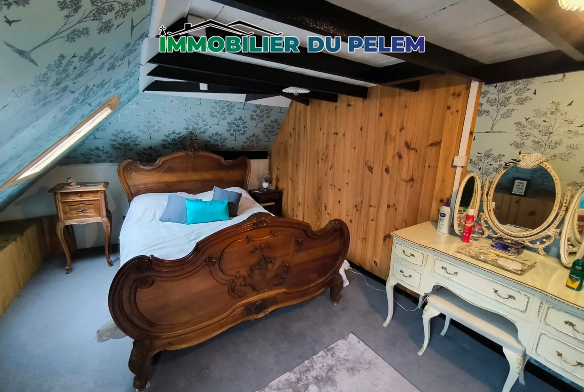 Maison de 81m² à Callac, centre-bourg - Résidence secondaire en Bretagne 