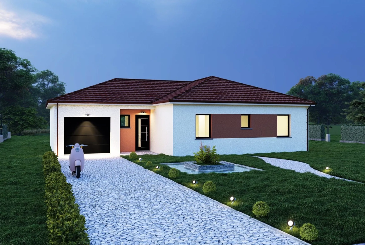 Maison neuve à construire sur mesure à Villiers-sur-Suize – Modèle MACLURA 
