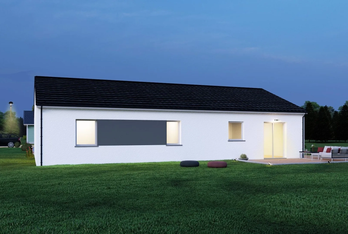Maison neuve à construire à Contrexéville avec 3 chambres et garage 