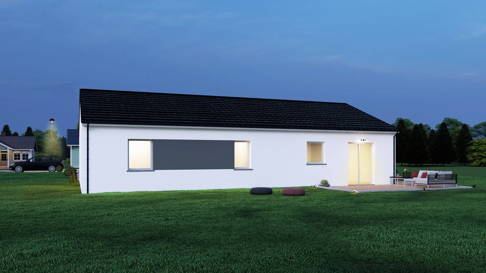 Maison neuve à construire à Contrexéville avec 3 chambres et garage 