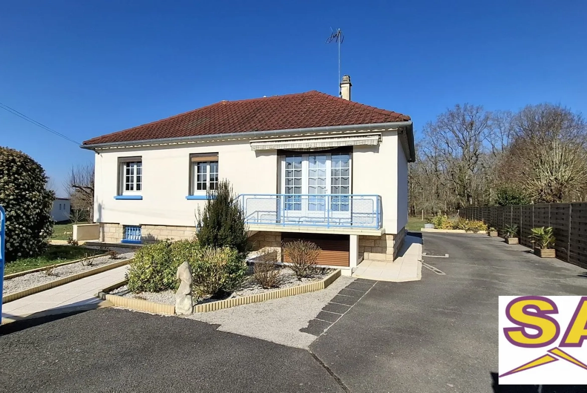Maison 75 m² avec sous-sol aménagé et double garage à Ferrières-en-Gâtinais 
