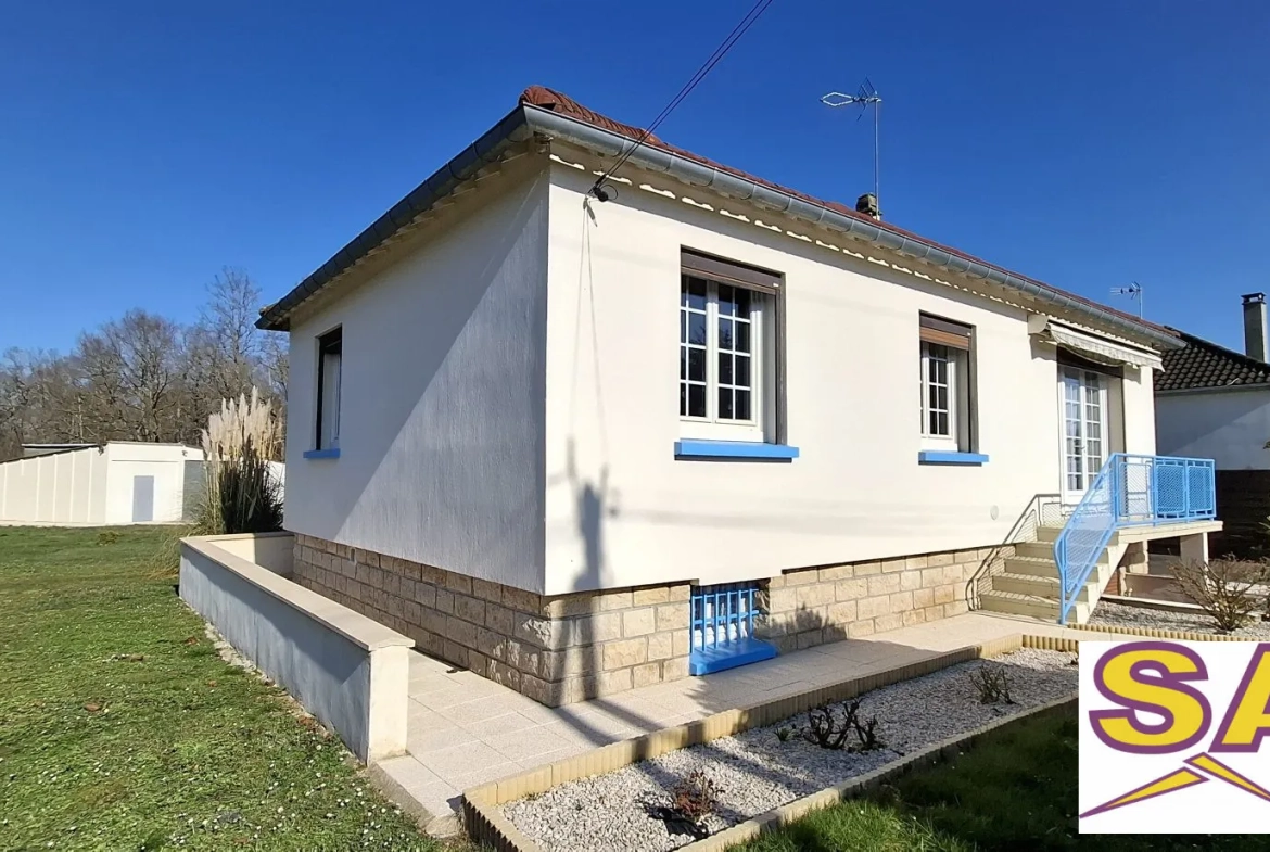 Maison 75 m² avec sous-sol aménagé et double garage à Ferrières-en-Gâtinais 