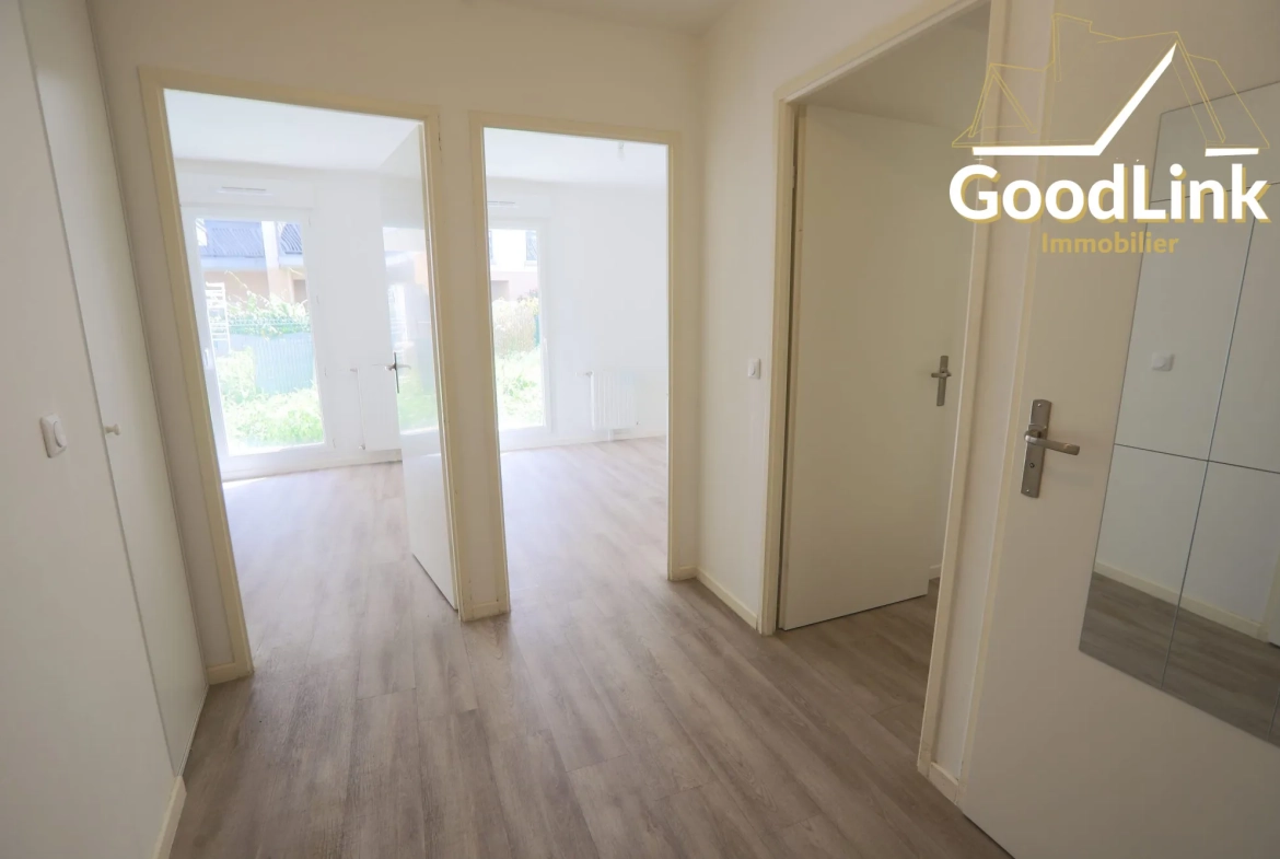 Appartement T3 avec jardin et parking sécurisé à Saint-Fargeau-Ponthierry 