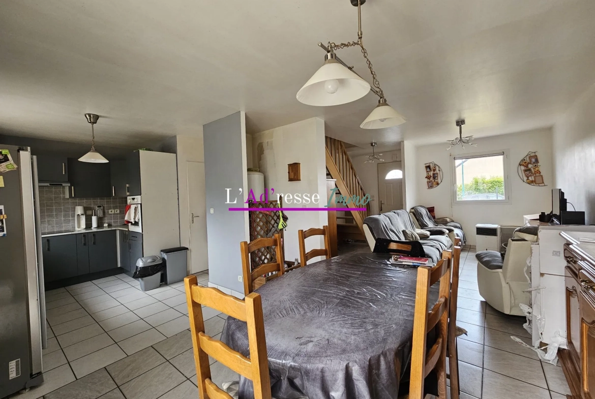 Belle maison contemporaine à vendre à Croisilles avec jardin et garage, faible consommation énergétique 