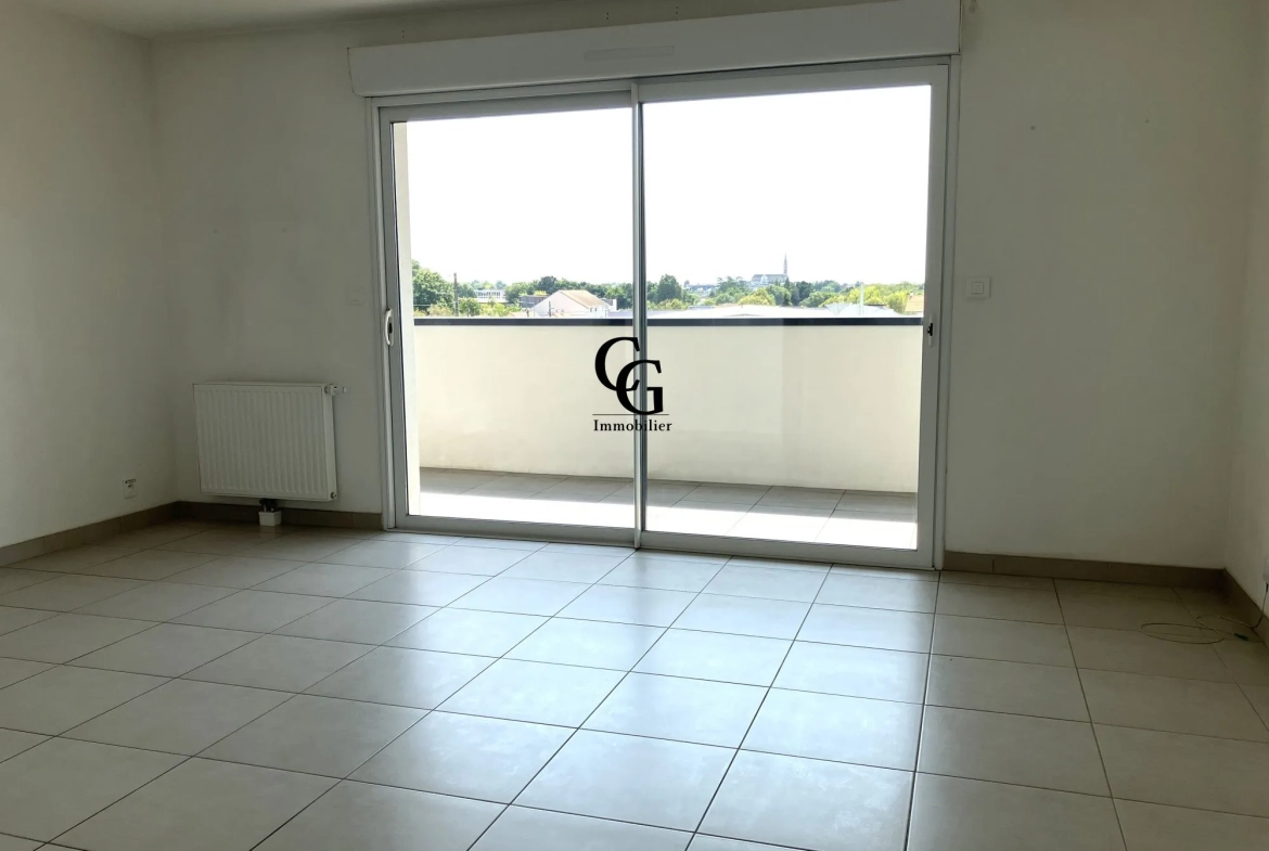 Appartement T2 de 44m² avec balcon à Vertou | Ancienneté 2015, sécurisé 