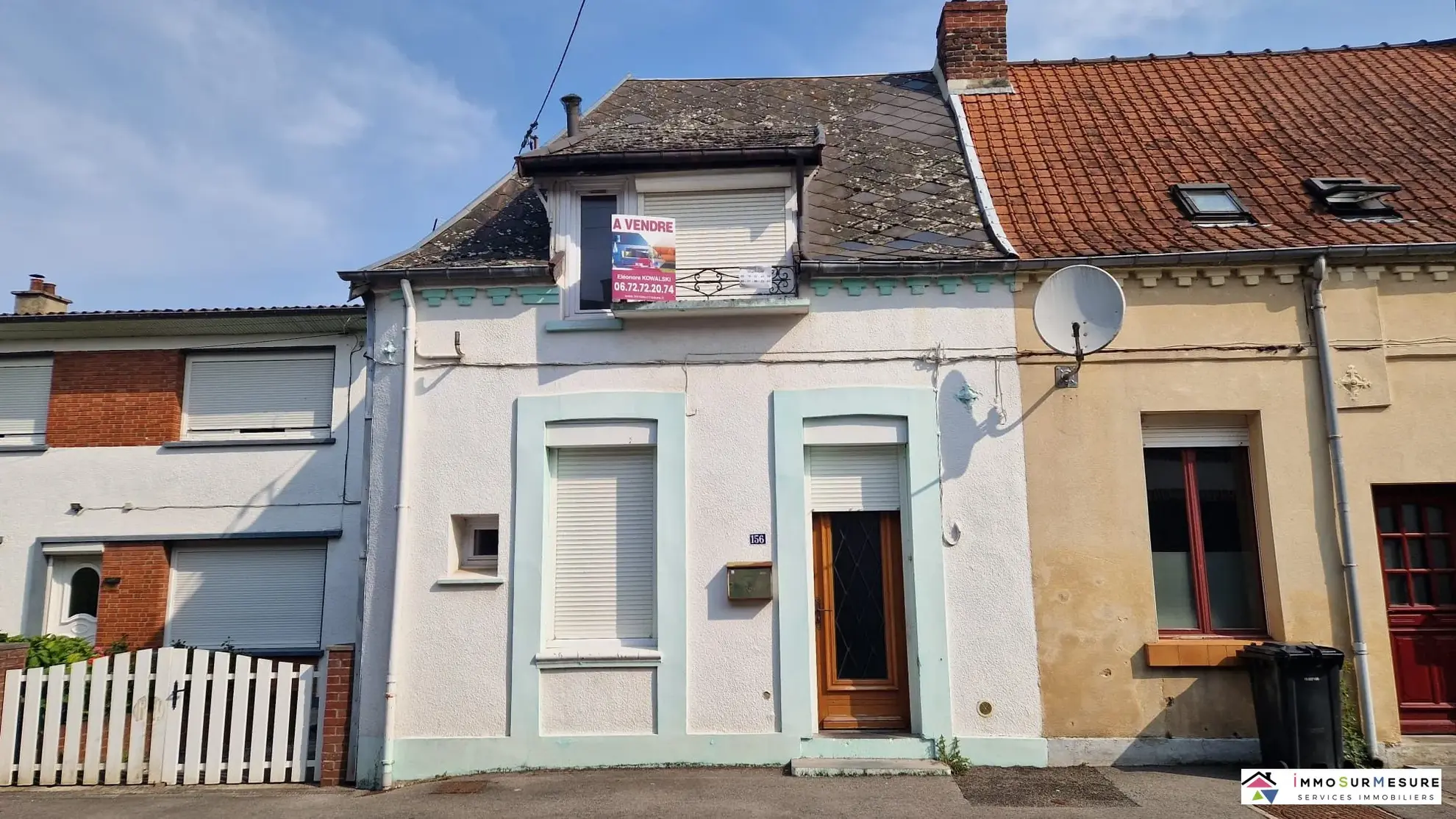 Maison de ville à rénover avec cour et dépendances à Frévent 