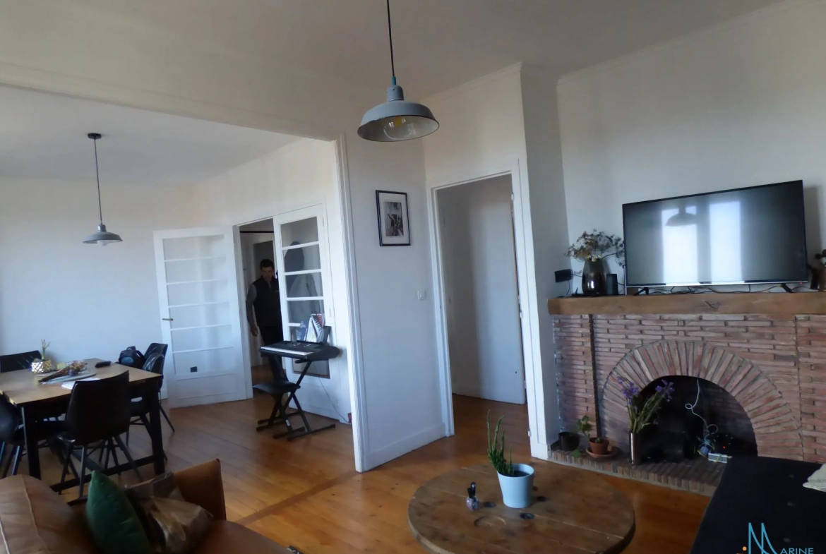 Appartement T3 à vendre au centre-ville de Dieppe avec balcon et cave 