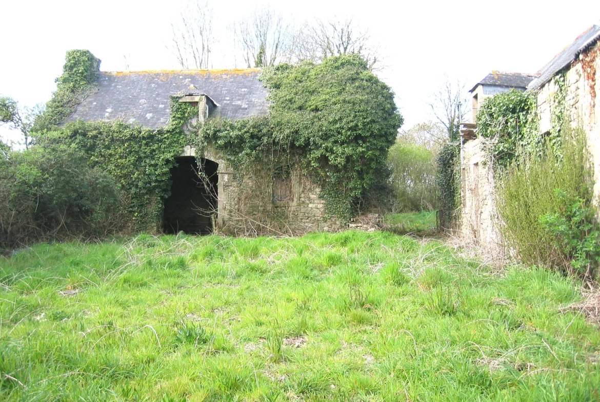 Ensemble immobilier à rénover à Pont-Croix 29790 avec potentiel 