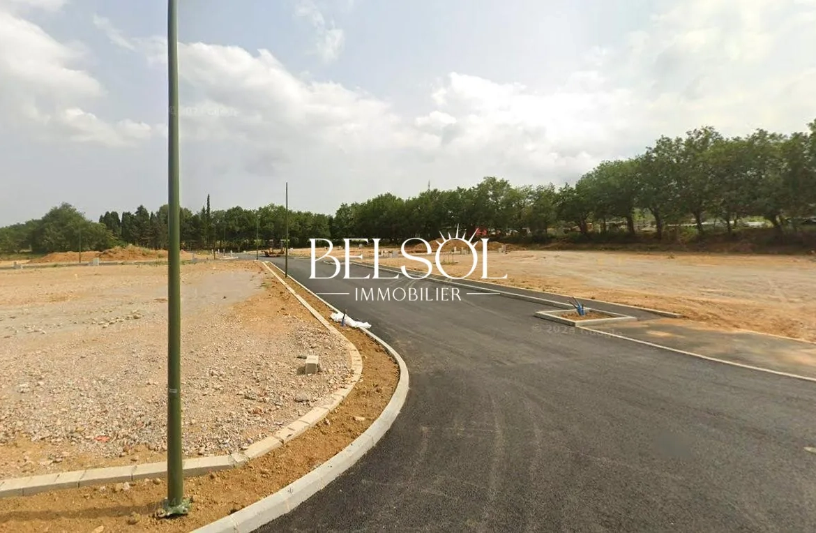 Terrain constructible à Thuir de 338 m² avec projet clé en main pour maison contemporaine 