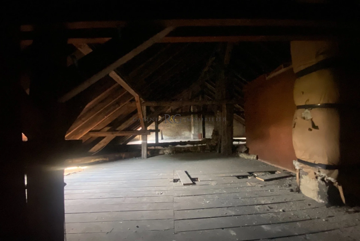 Combles à aménager à Metz – Projet d’appartement en dernier étage 