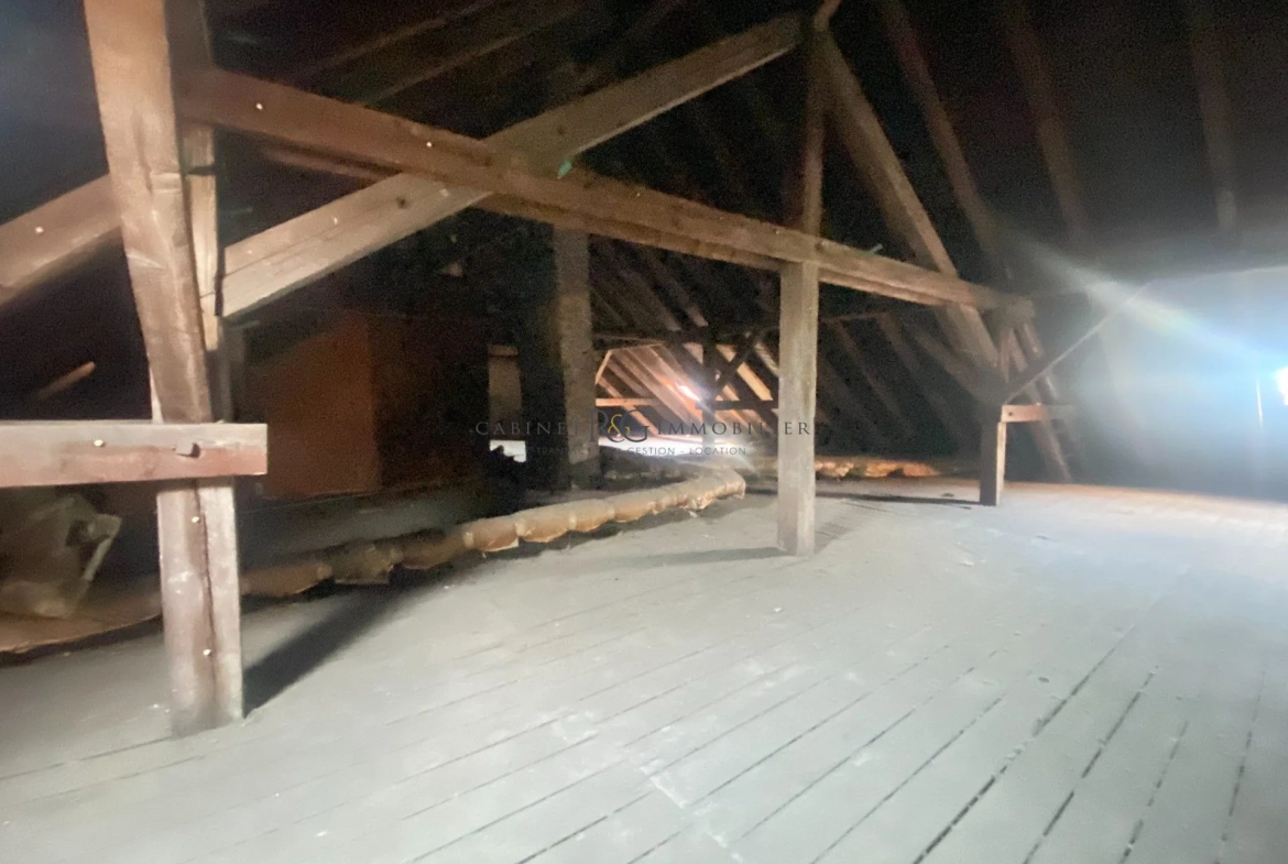 Combles à aménager à Metz – Projet d’appartement en dernier étage 