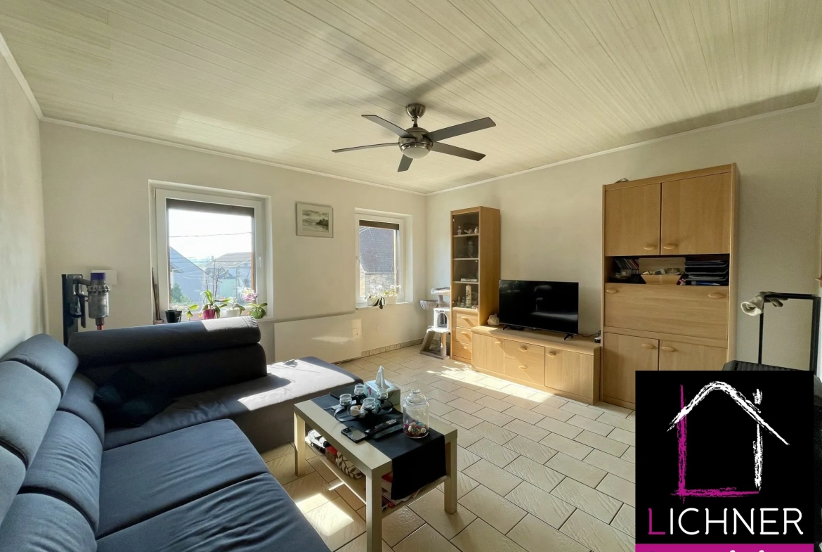Bel appartement T4 de 92 m² avec jardin et garage à Wiesviller 