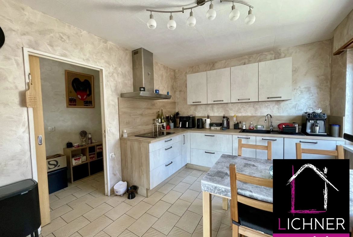 Bel appartement T4 de 92 m² avec jardin et garage à Wiesviller 