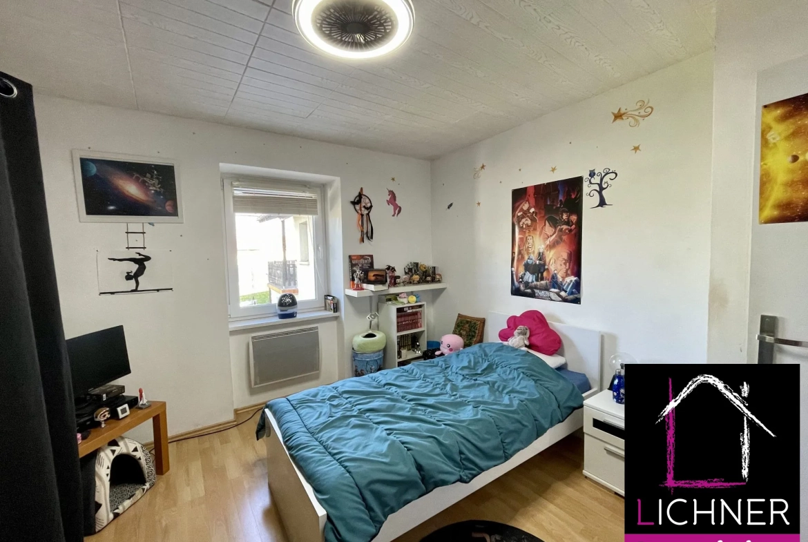 Bel appartement T4 de 92 m² avec jardin et garage à Wiesviller 