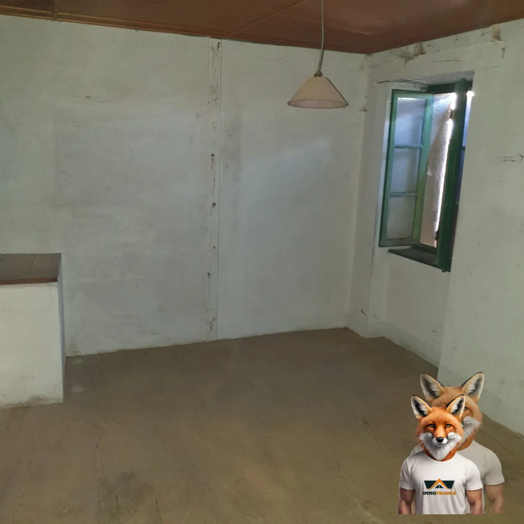 Petite maison de bourg à rénover avec garage à Bellevue-la-Montagne 