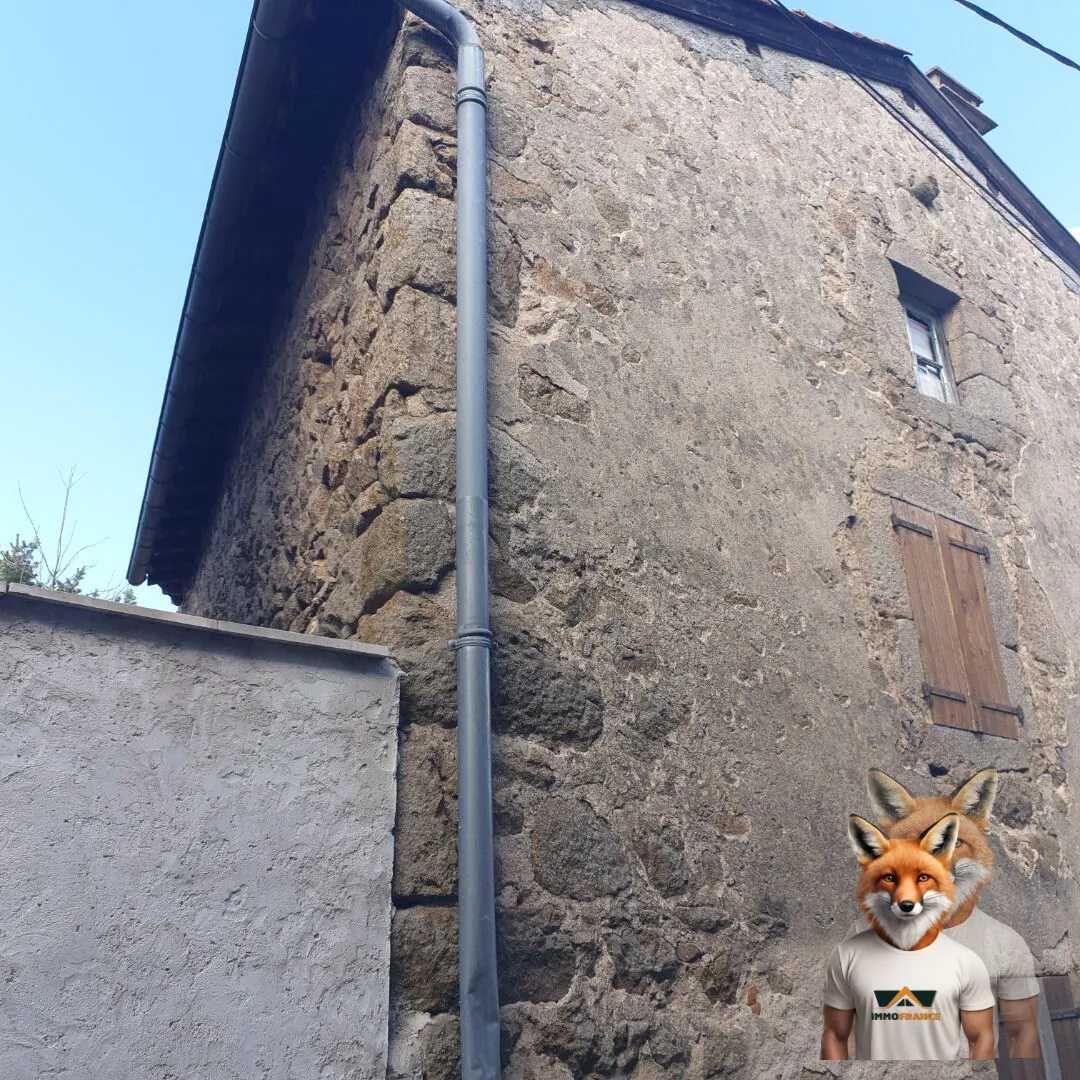 Petite maison de bourg à rénover avec garage à Bellevue-la-Montagne 
