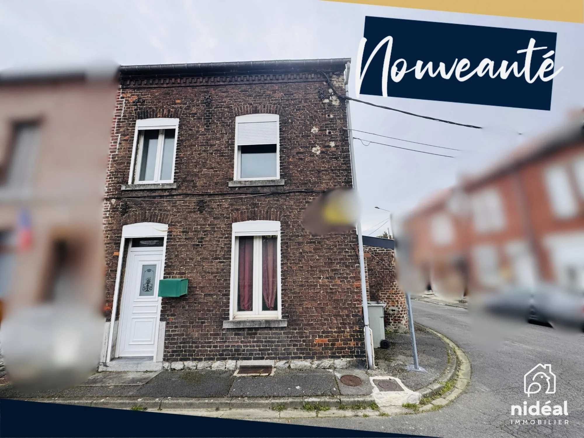 Maison à vendre à Marpent proche de la frontière belge avec grand potentiel de rénovation 