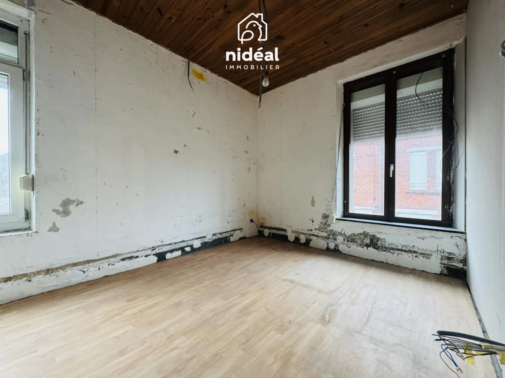 Maison à vendre à Marpent proche de la frontière belge avec grand potentiel de rénovation 