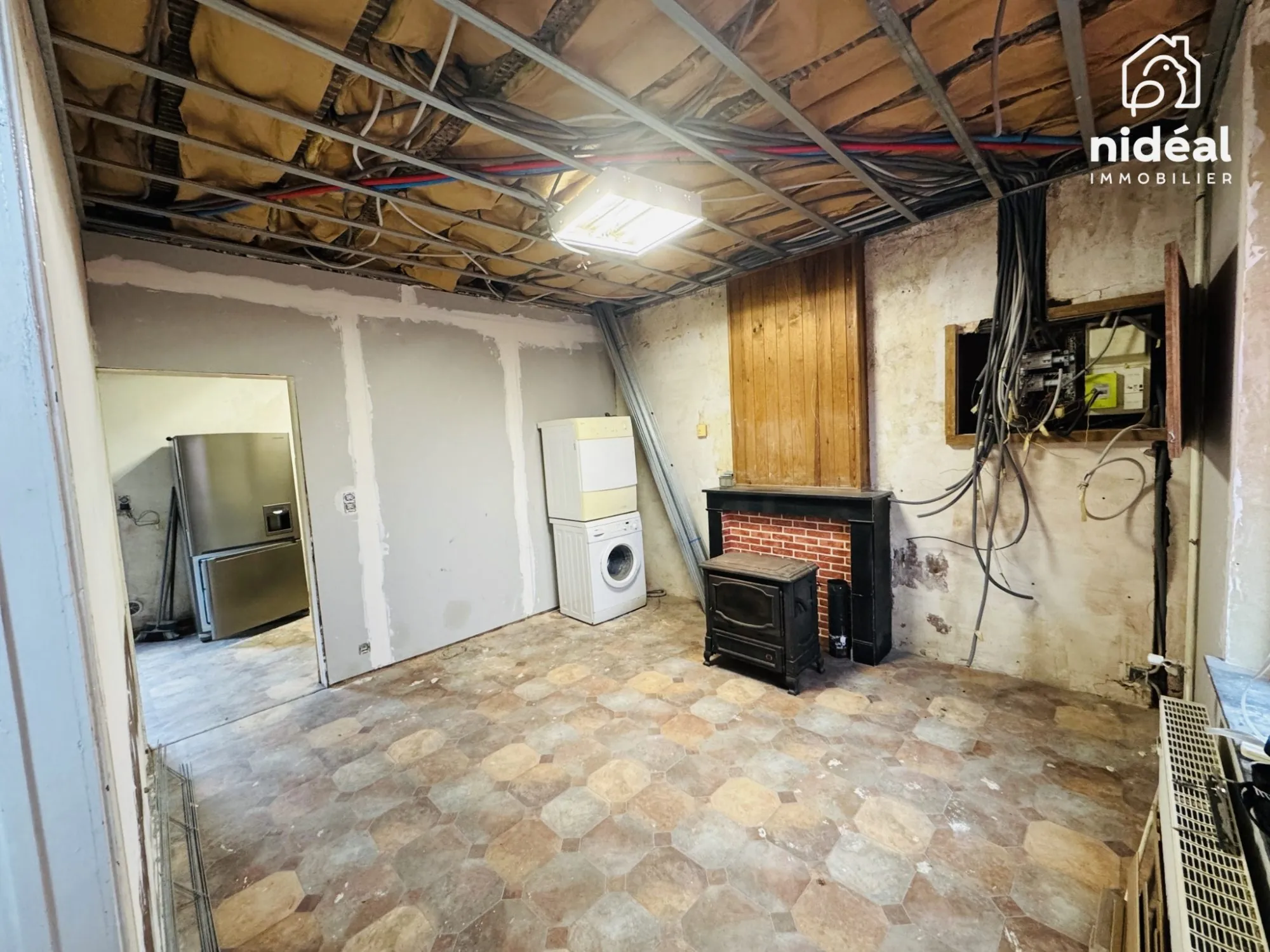 Maison à vendre à Marpent proche de la frontière belge avec grand potentiel de rénovation 