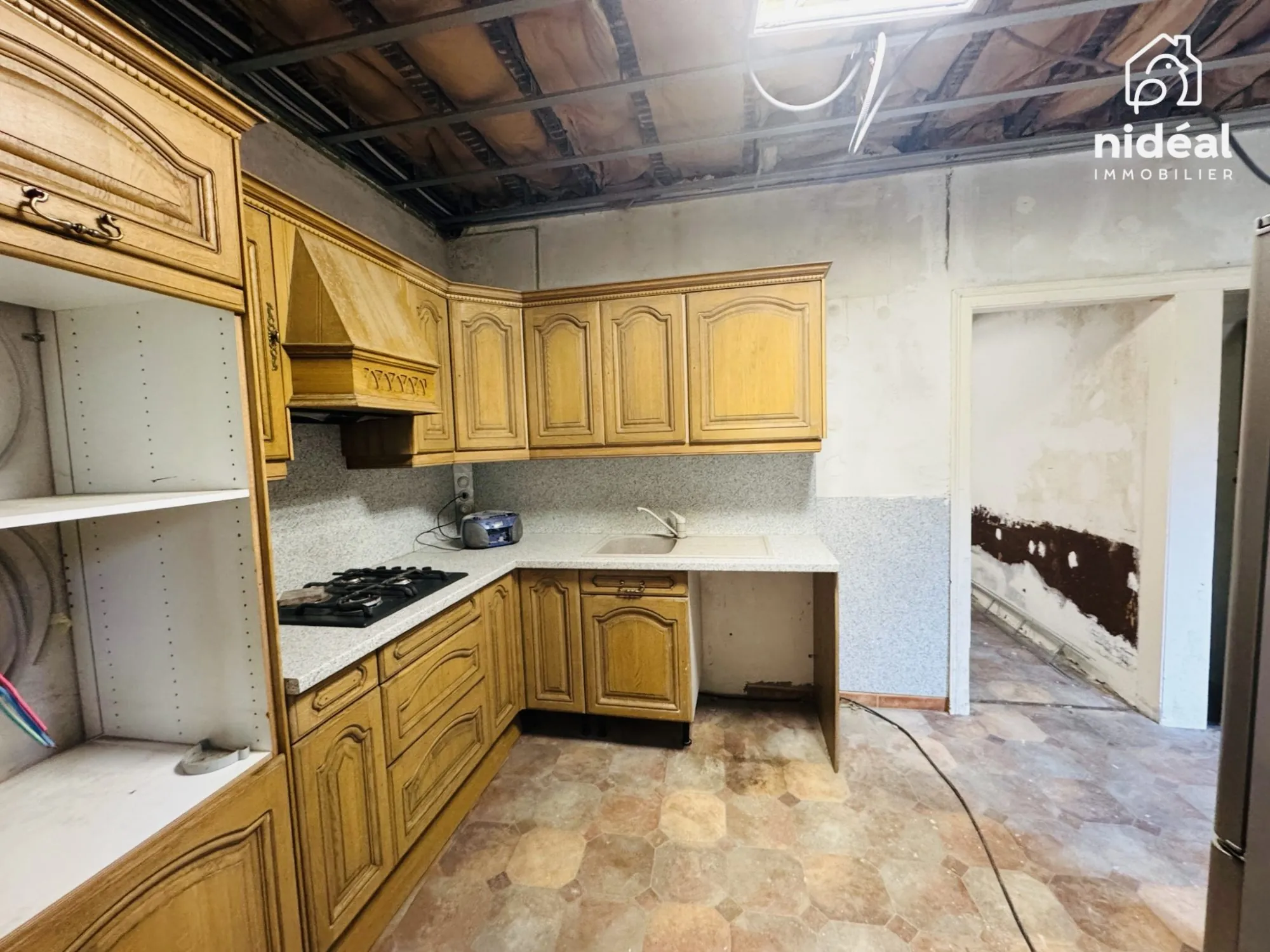 Maison à vendre à Marpent proche de la frontière belge avec grand potentiel de rénovation 